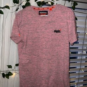 SuperDry pink T-Shirt - Men’s Medium